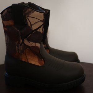 Little Boys Size 1 Deer Stag Camo Boots